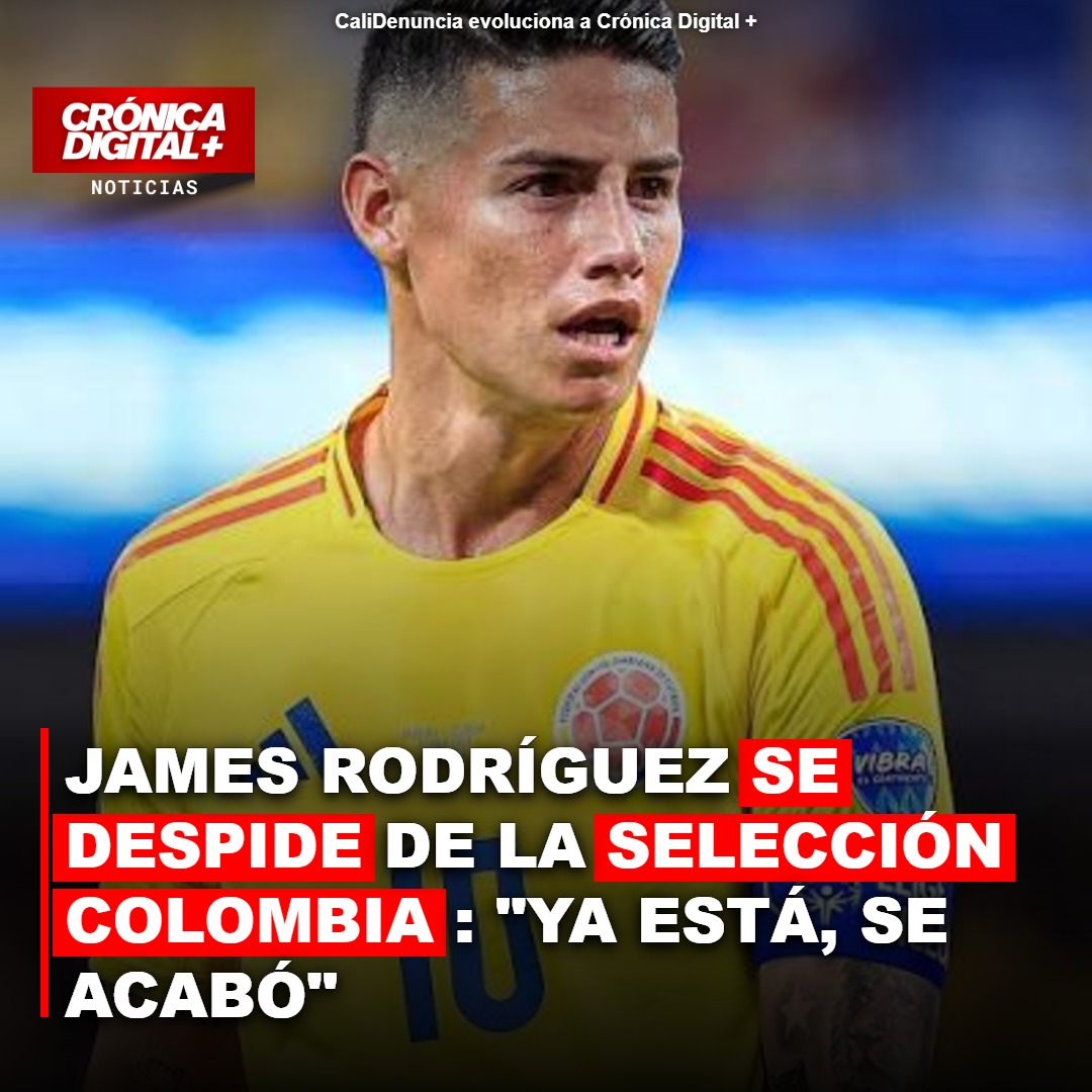 James Rodríguez se despide de la Selección Colombia tras una década