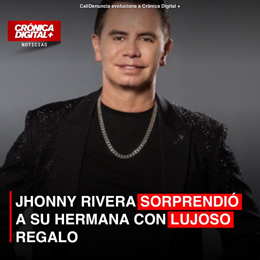 Jhonny Rivera sorprende a su hermana Julieta con lujoso obsequio