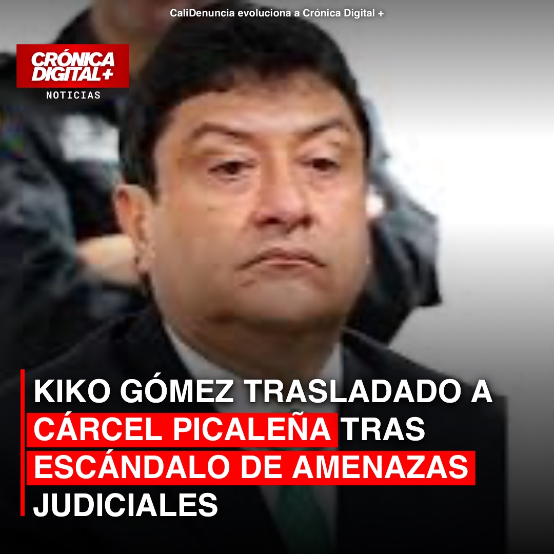 Kiko Gómez trasladado a Picaleña por amenazas a jueces y procurador