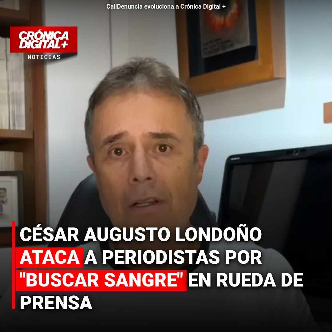 Londoño critica a periodistas por «buscar sangre» tras derrota del Once Caldas