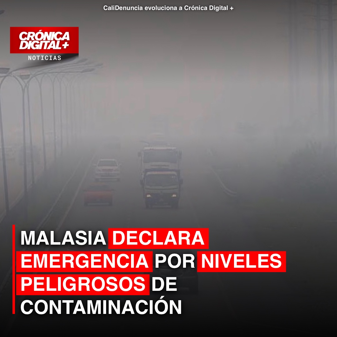 Malasia declara emergencia en Serian por aire tóxico indonesio