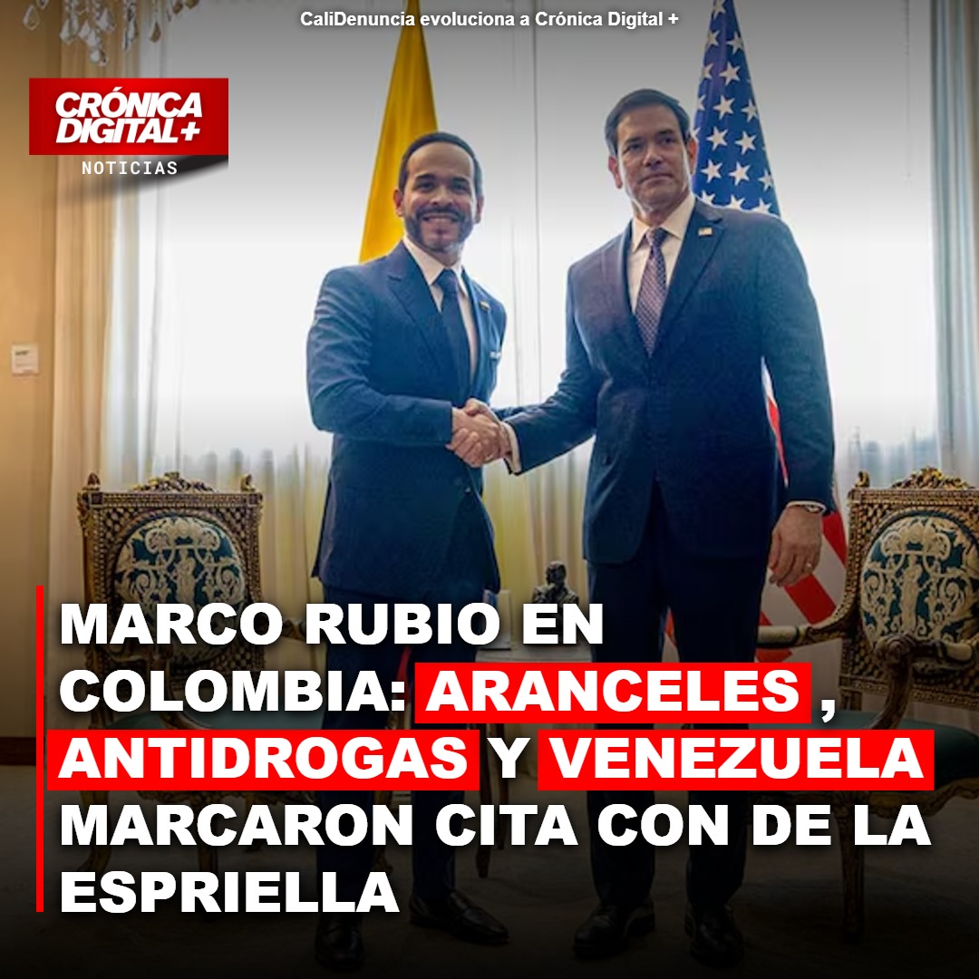 Marco Rubio: entre aranceles, antidrogas y Venezuela en Colombia