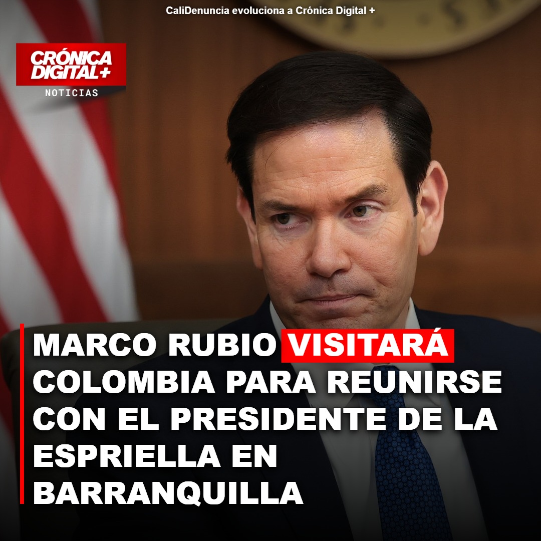 Marco Rubio viajará a Barranquilla para encuentro clave con De la Espriella