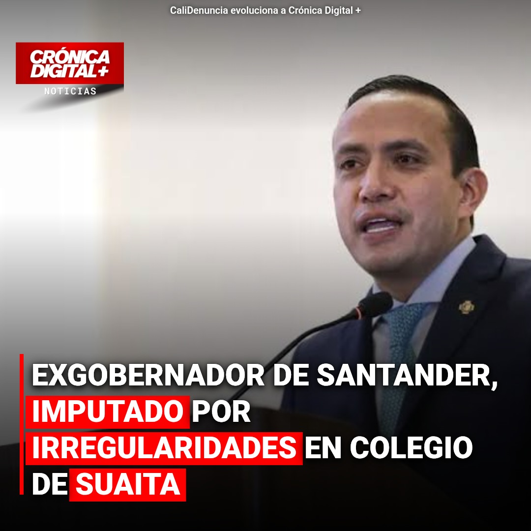 Mauricio Aguilar, imputado por irregularidades en megacolegio de Suaita