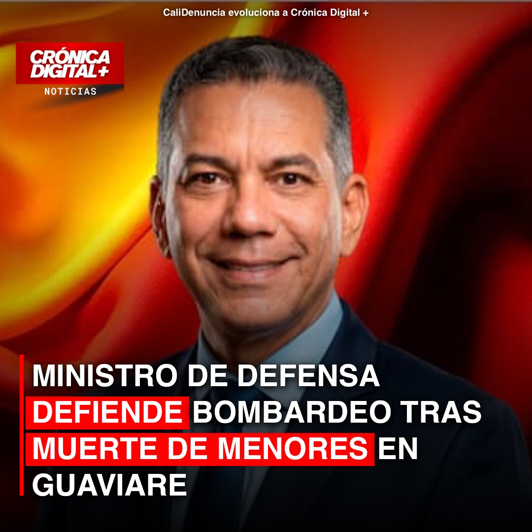 Ministro de Defensa respalda bombardeo que dejó tres menores muertos en Guaviare