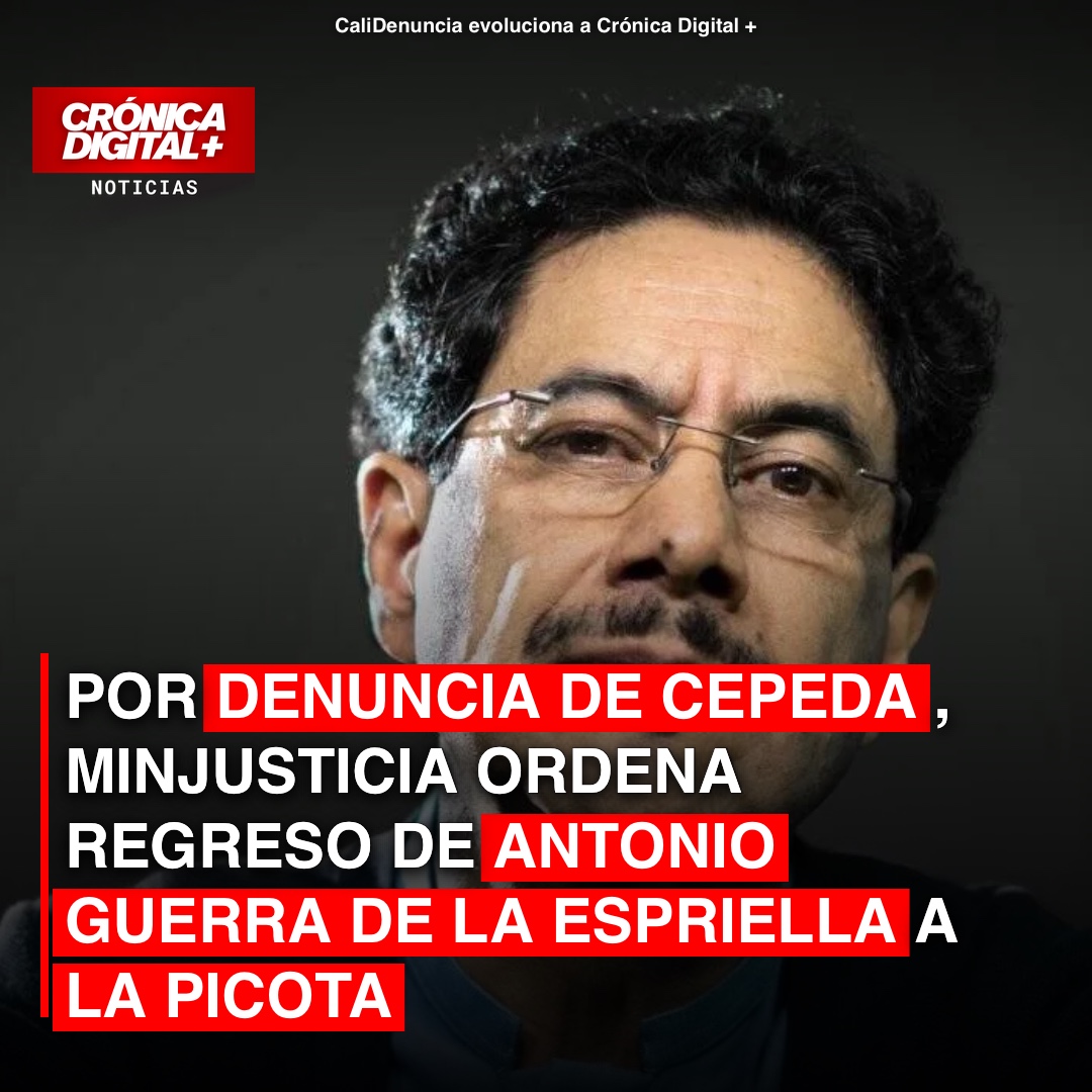 Ministro ordena regreso de Antonio Guerra a La Picota