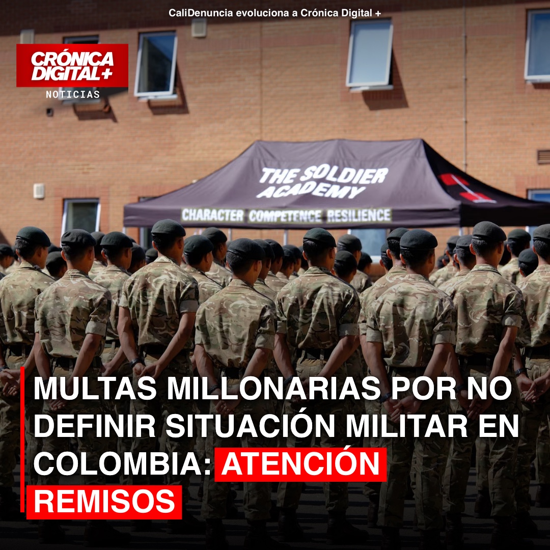 Multas millonarias: remisos en Colombia enfrentan sanciones por no definir situación militar