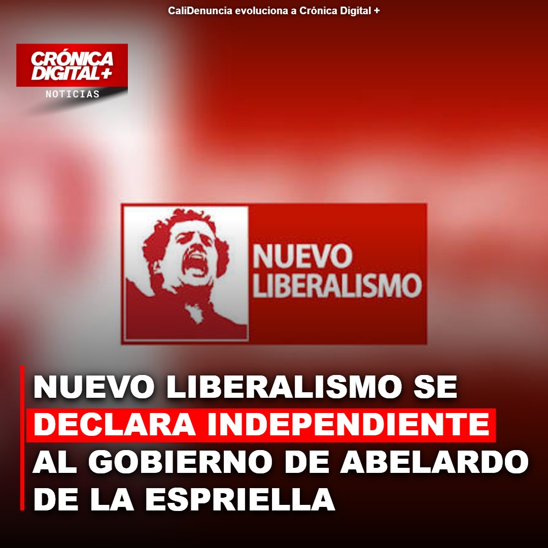 Nuevo Liberalismo se declara independiente del Gobierno de De la Espriella