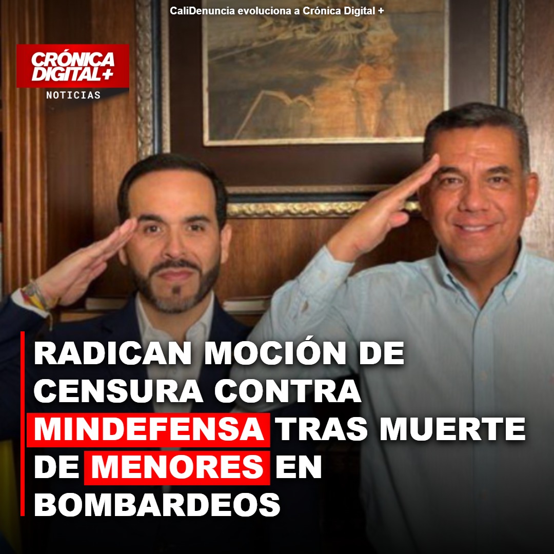 Oposición radica moción de censura contra Mindefensa por menores muertos