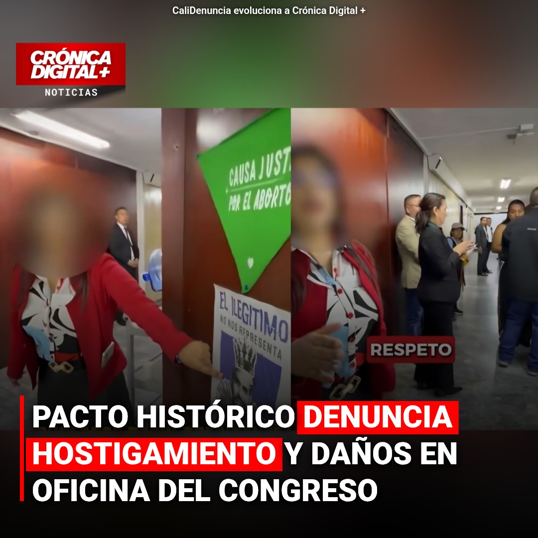 Pacto Histórico denuncia hostigamiento en oficinas del Congreso