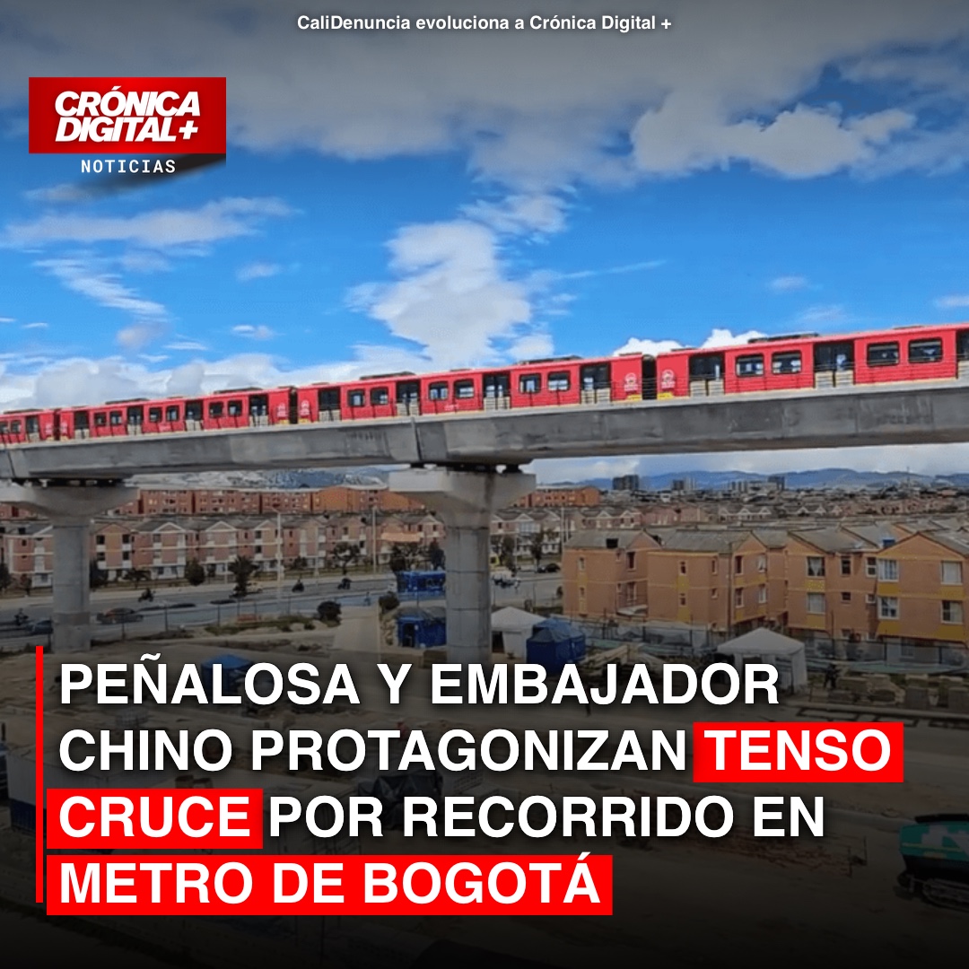 Peñalosa y embajador chino chocan por visita al Metro de Bogotá