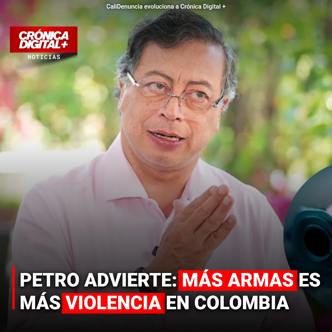 Petro advierte que más armas aumentan violencia tras decreto de porte