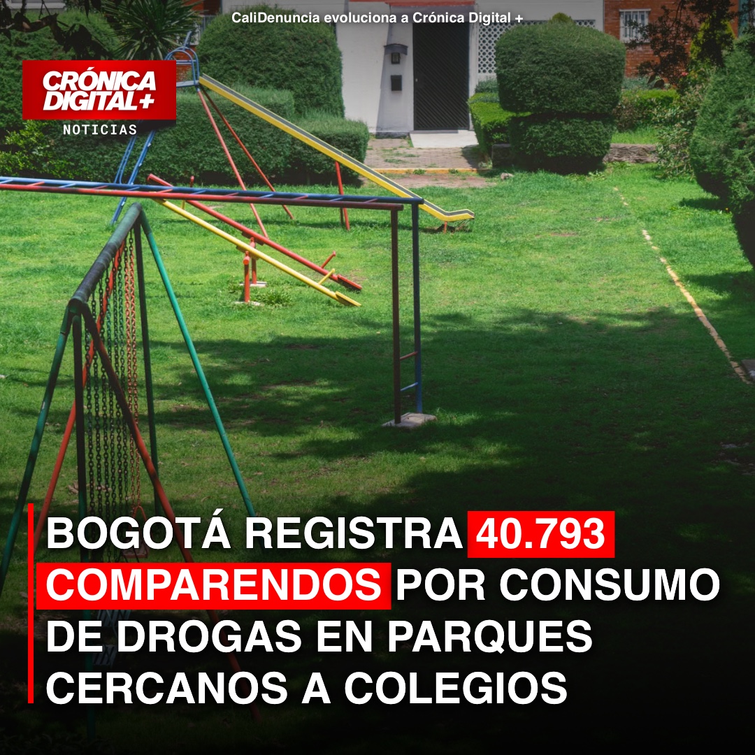Preocupación en Bogotá por consumo de drogas cerca de colegios
