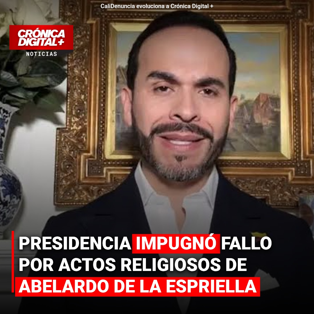 Presidencia impugna fallo que limitó actos religiosos de De La Espriella