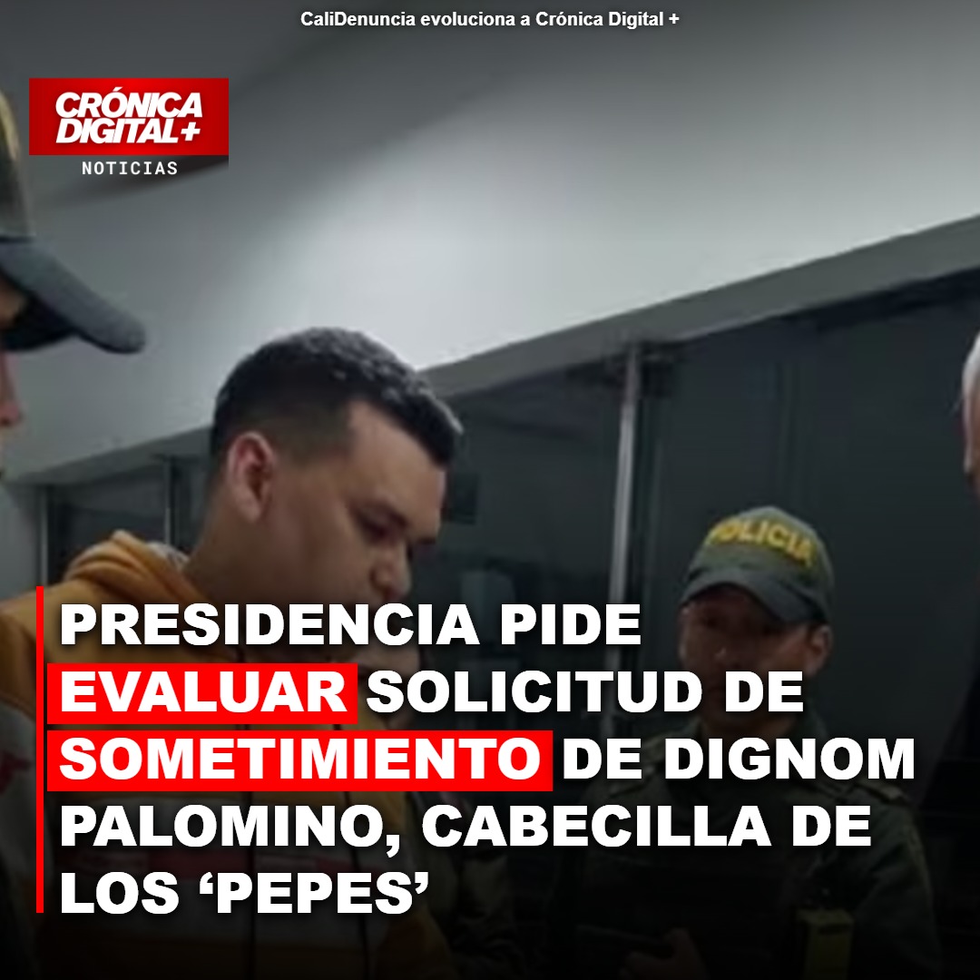 Presidencia impulsa evaluación del sometimiento de Digno Palomino