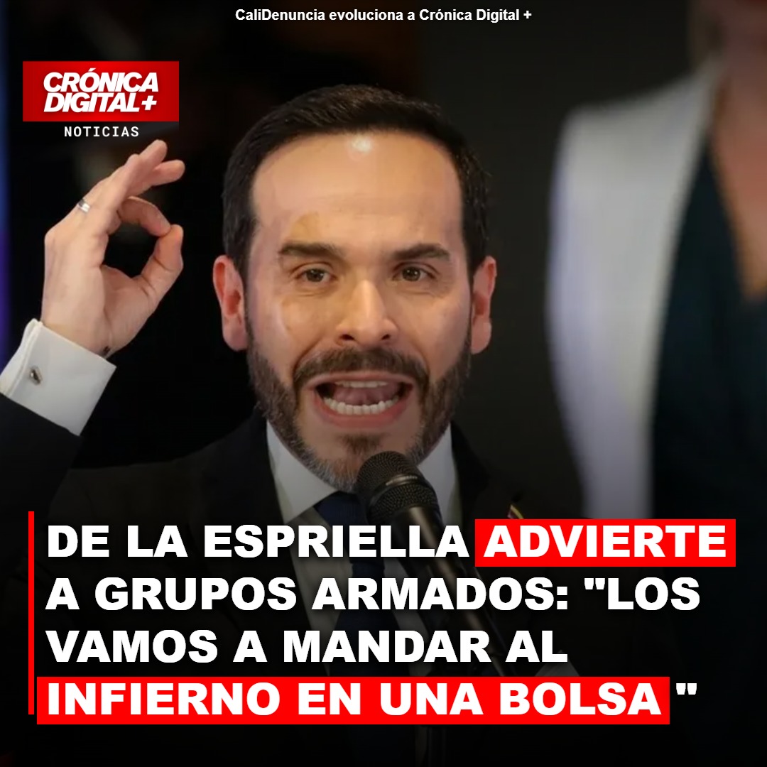 Presidente De la Espriella endurece postura contra Autodefensas Conquistadoras