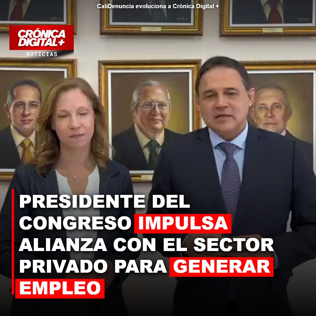Presidente del Congreso impulsa alianza con el sector privado para generar empleo
