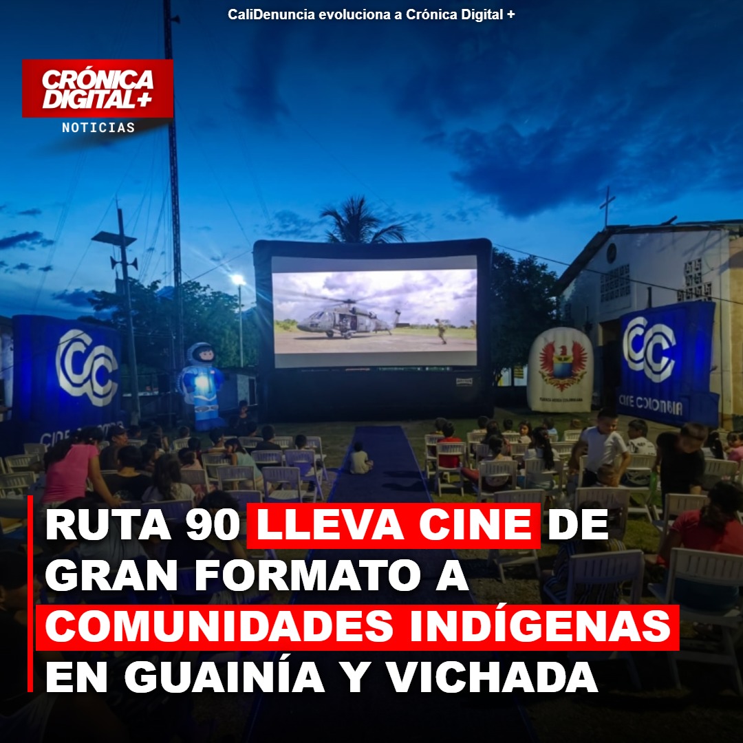 Ruta 90 lleva cine de gran formato a comunidades indígenas en Guainía y Vichada