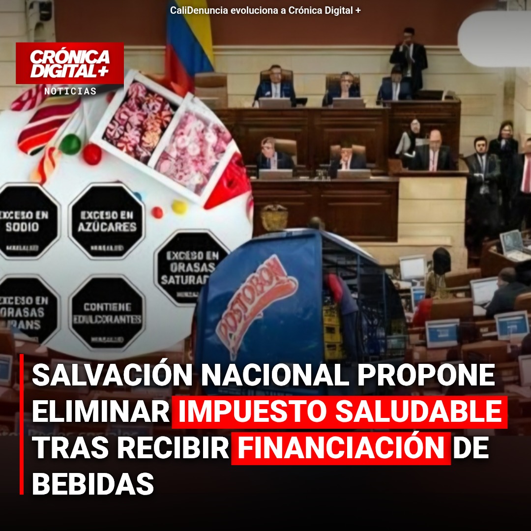 Salvación Nacional busca eliminar impuesto saludable tras financiación