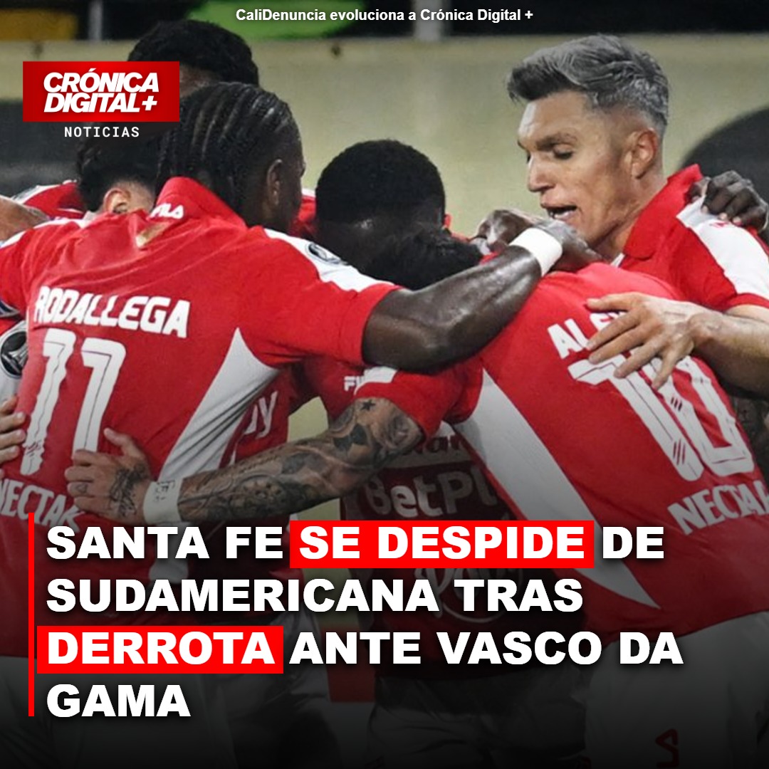 Santa Fe Eliminado de Sudamericana tras Caer ante Vasco da Gama