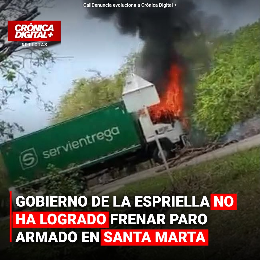 Santa Marta Afronta Paro Armado Pese a Presencia Presidencial