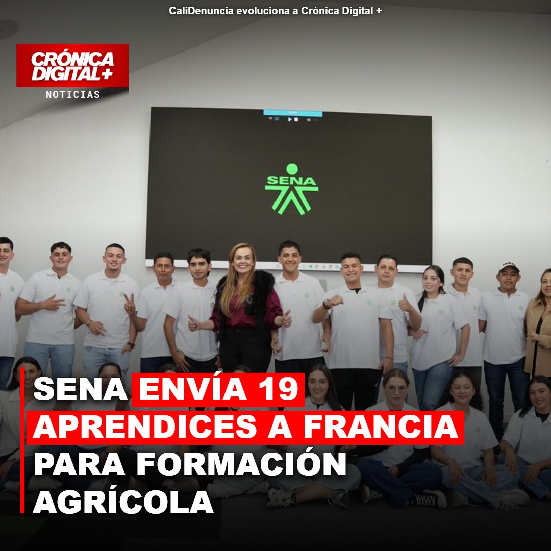 SENA envía 19 aprendices a Francia para formación agrícola