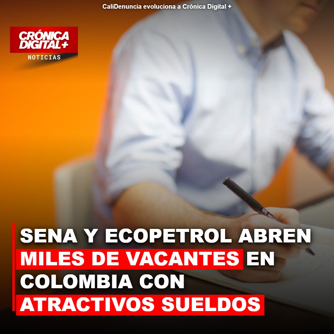 SENA y Ecopetrol anuncian miles de vacantes laborales en Colombia