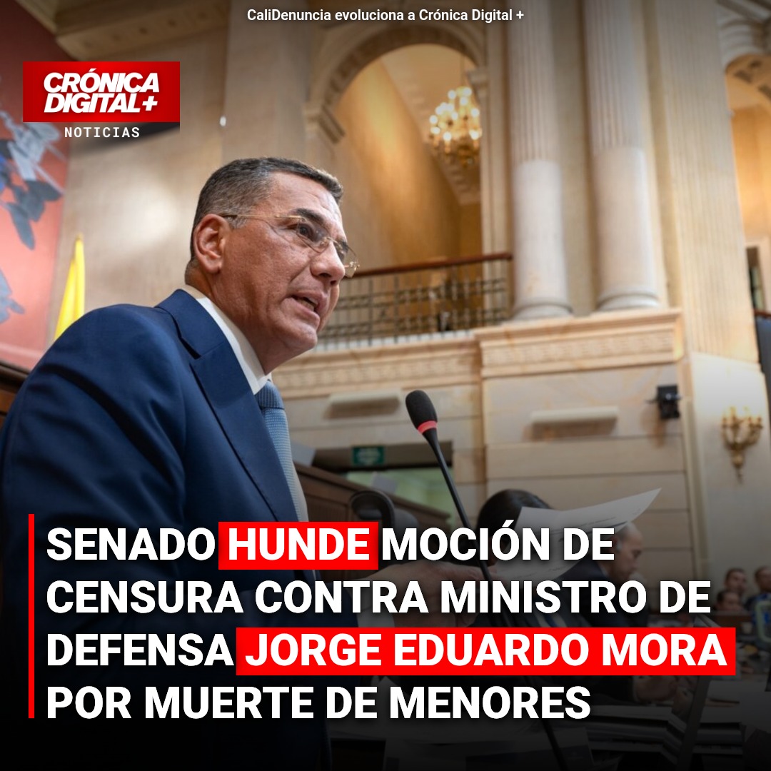 Senado hunde moción de censura contra ministro Mora