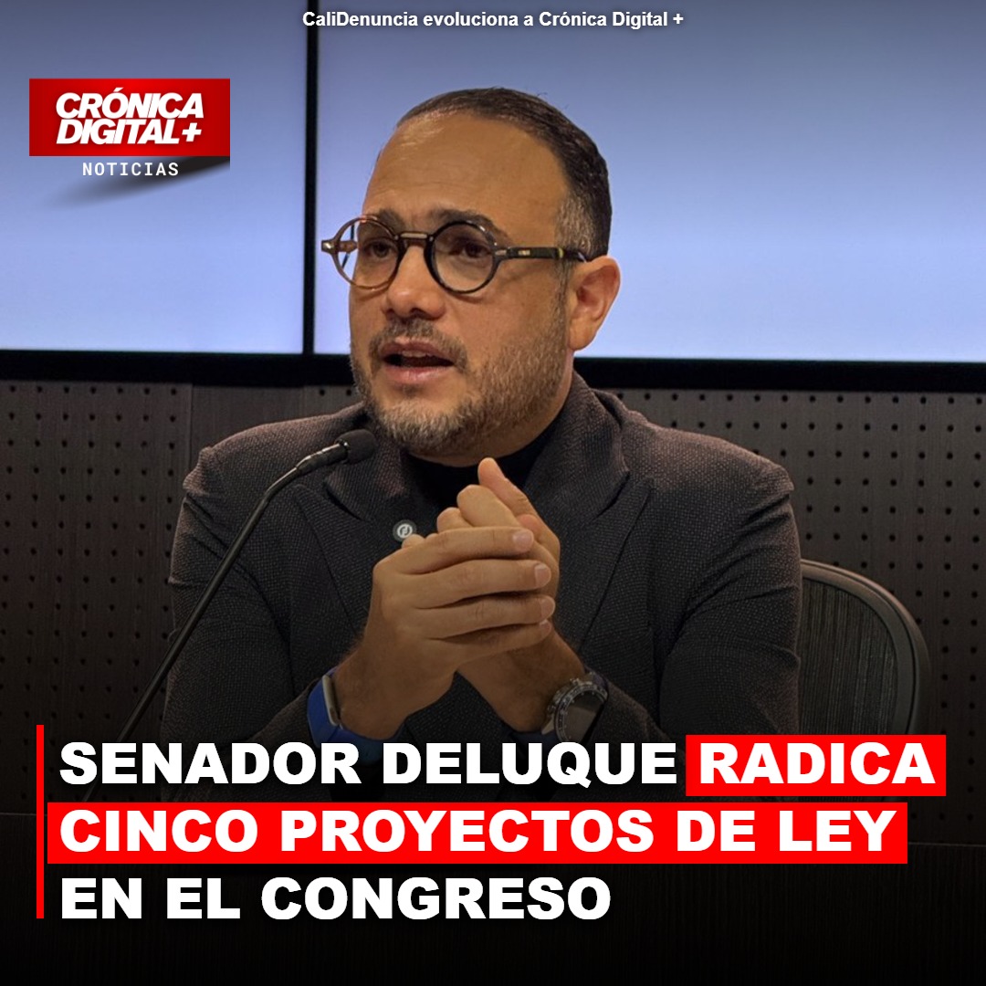 Senador Deluque radica cinco proyectos de ley en el Congreso