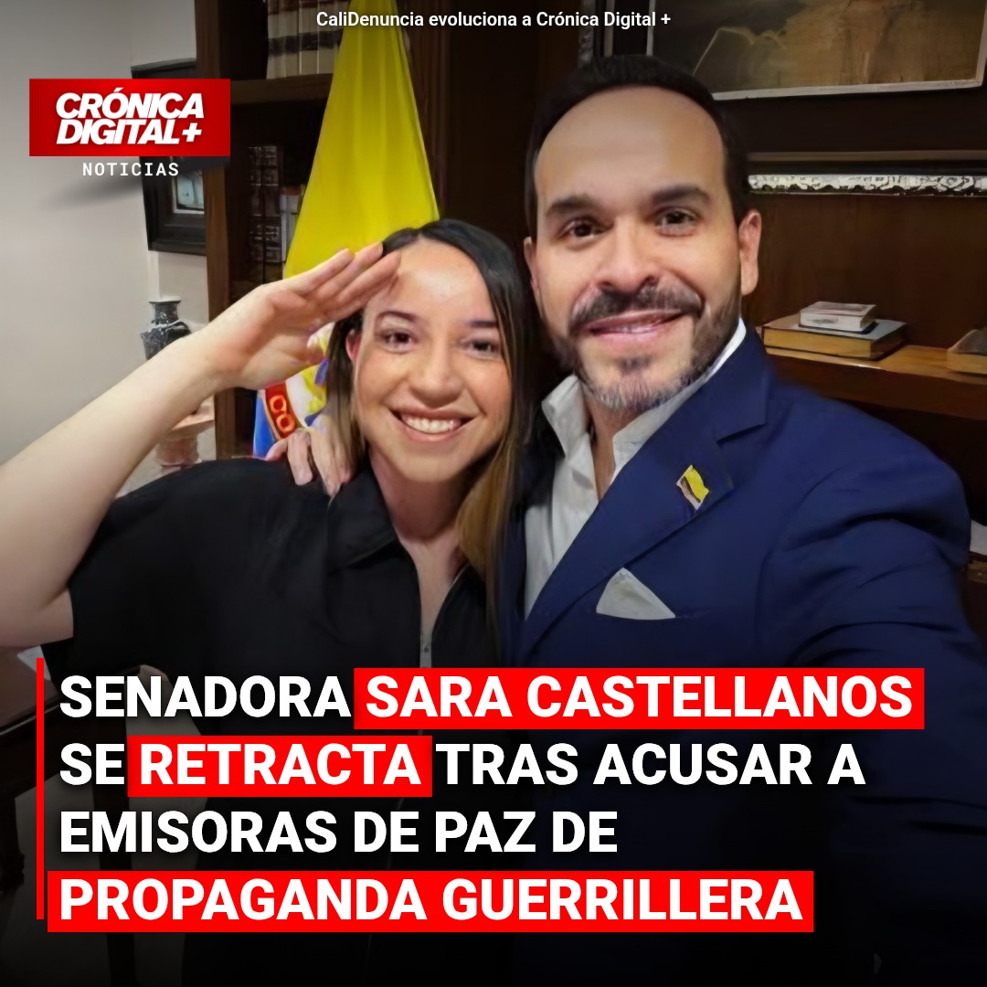 Senadora Castellanos se retracta por vincular Emisoras de Paz con grupos armados