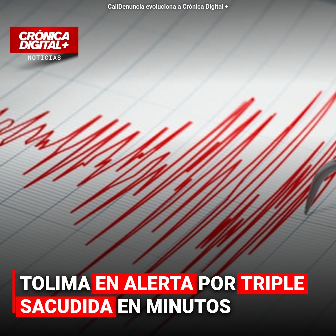 Serie de temblores estremece Tolima y Chocó: preocupación sísmica