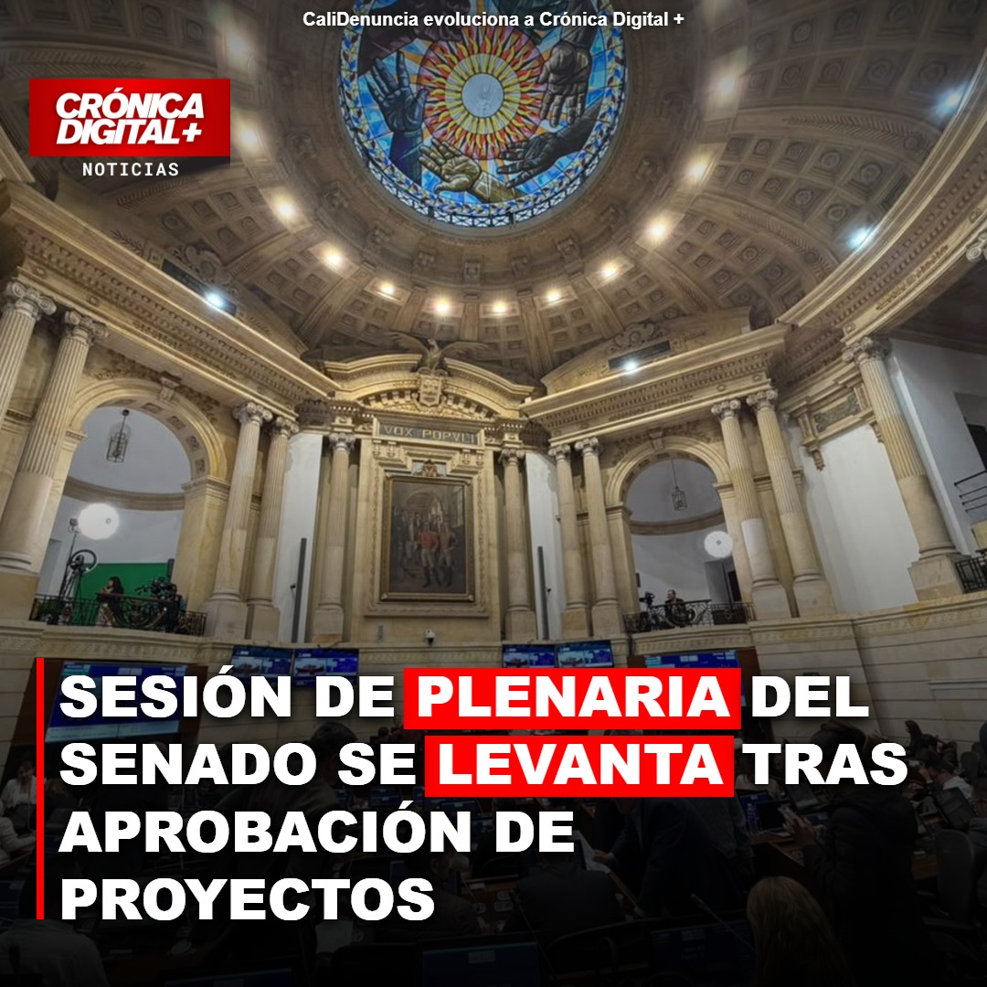 Sesión de Plenaria del Senado Se levanta Tras aprobación de proyectos