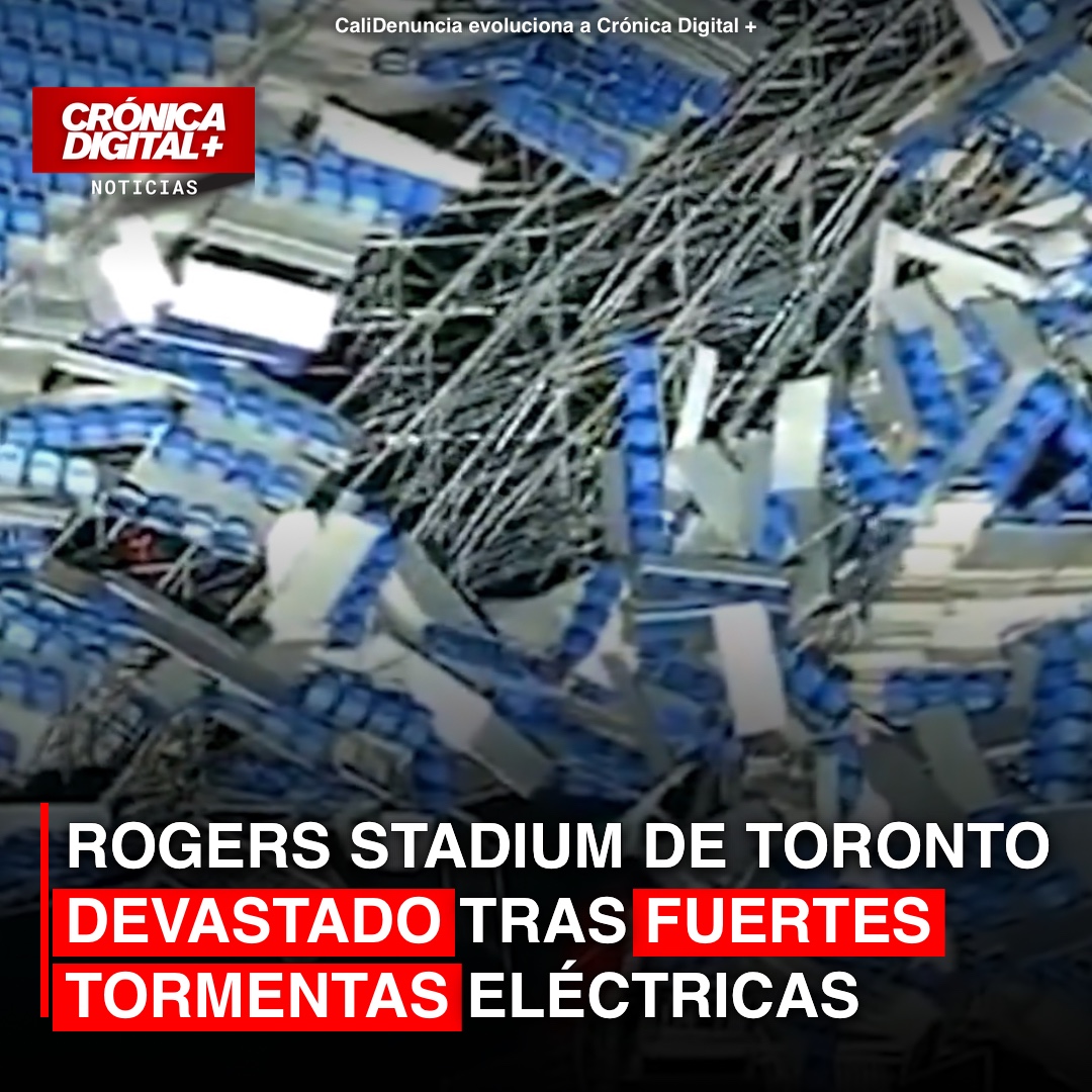Tormentas devastan Rogers Stadium de Toronto; revelan daños aéreos