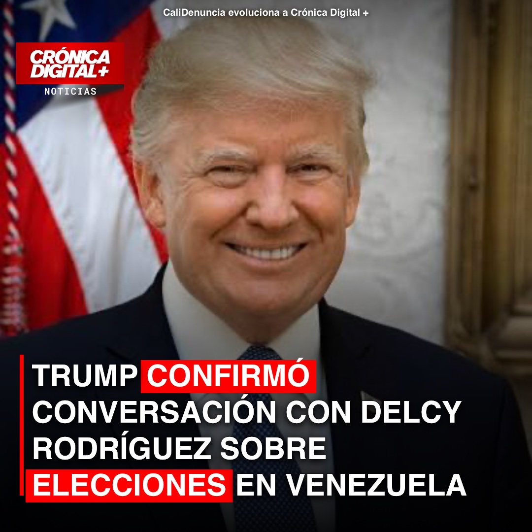 Trump confirma diálogo con Delcy Rodríguez sobre elecciones en Venezuela