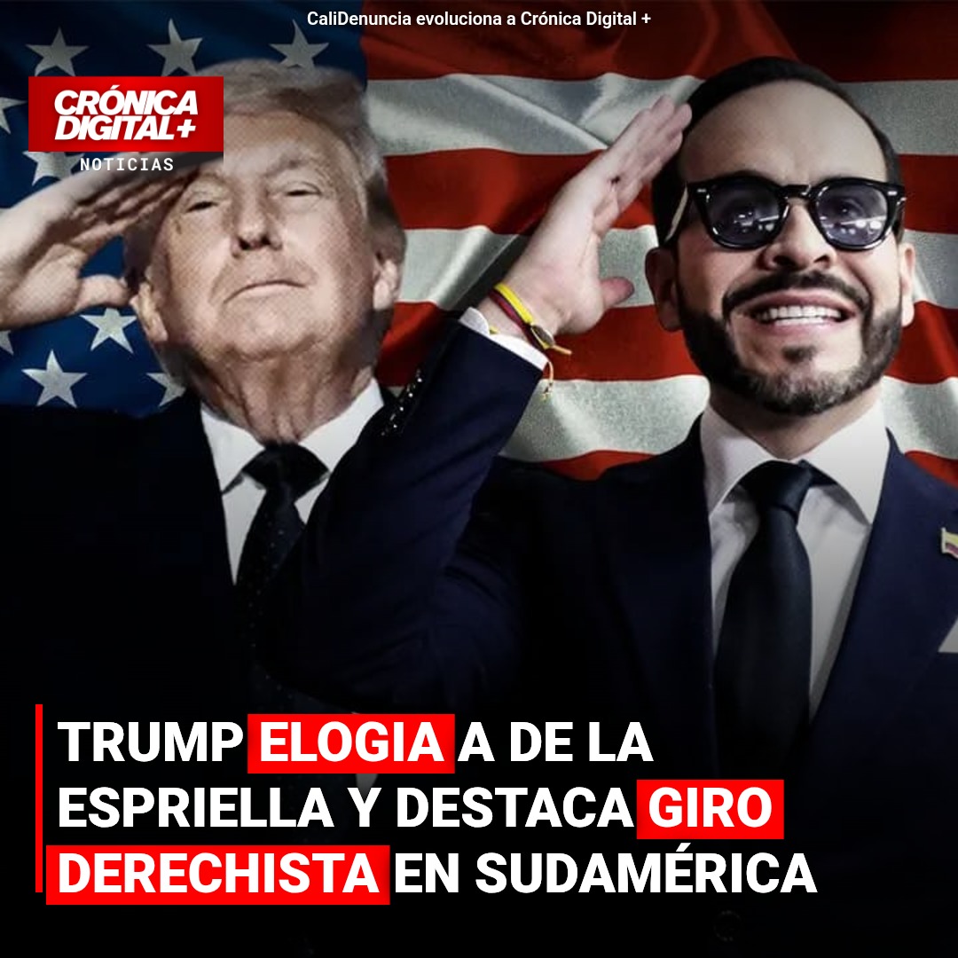 Trump elogia a De la Espriella y la ola derechista en Sudamérica
