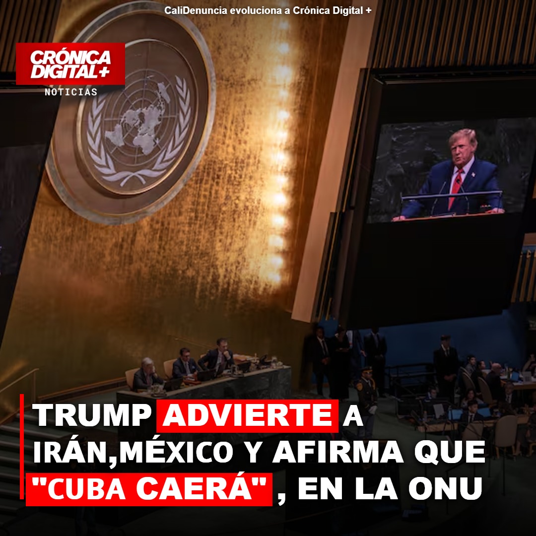 Trump Emite Advertencias Contundentes en Discurso ante la ONU