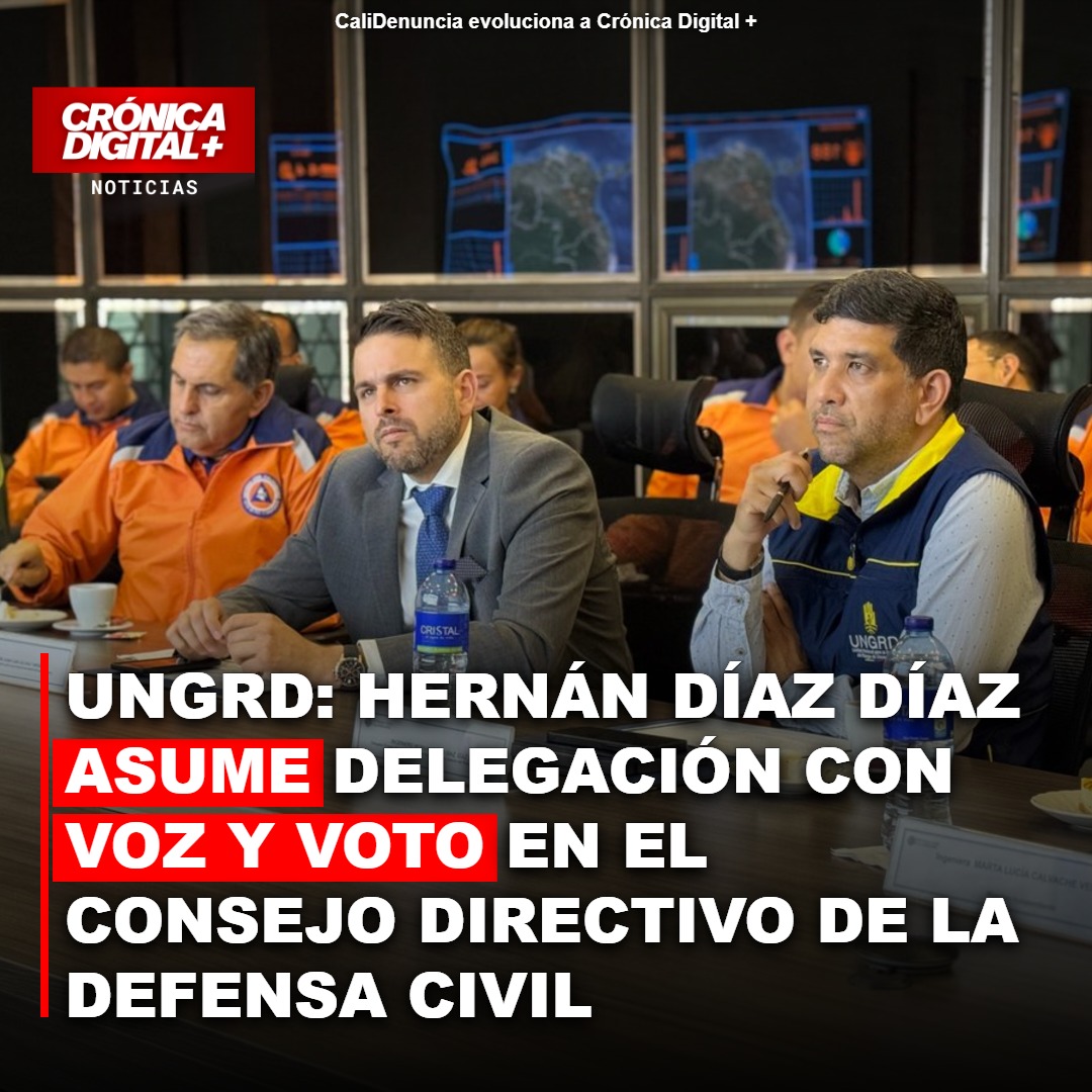UNGRD: Hernán Díaz Díaz asume delegación con voz y voto en el Consejo Directivo de la Defensa Civil