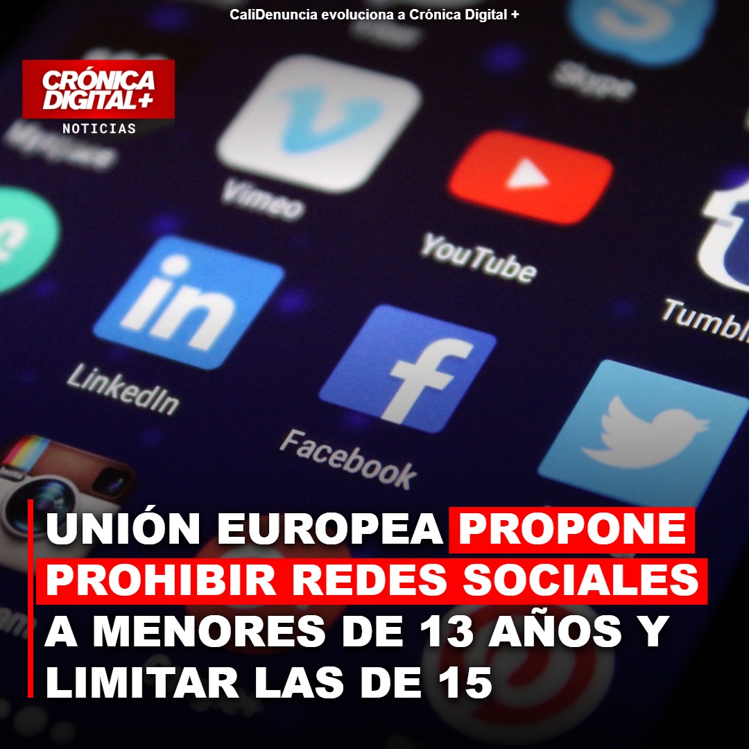 Unión Europea propone prohibir redes sociales a menores de 13 años
