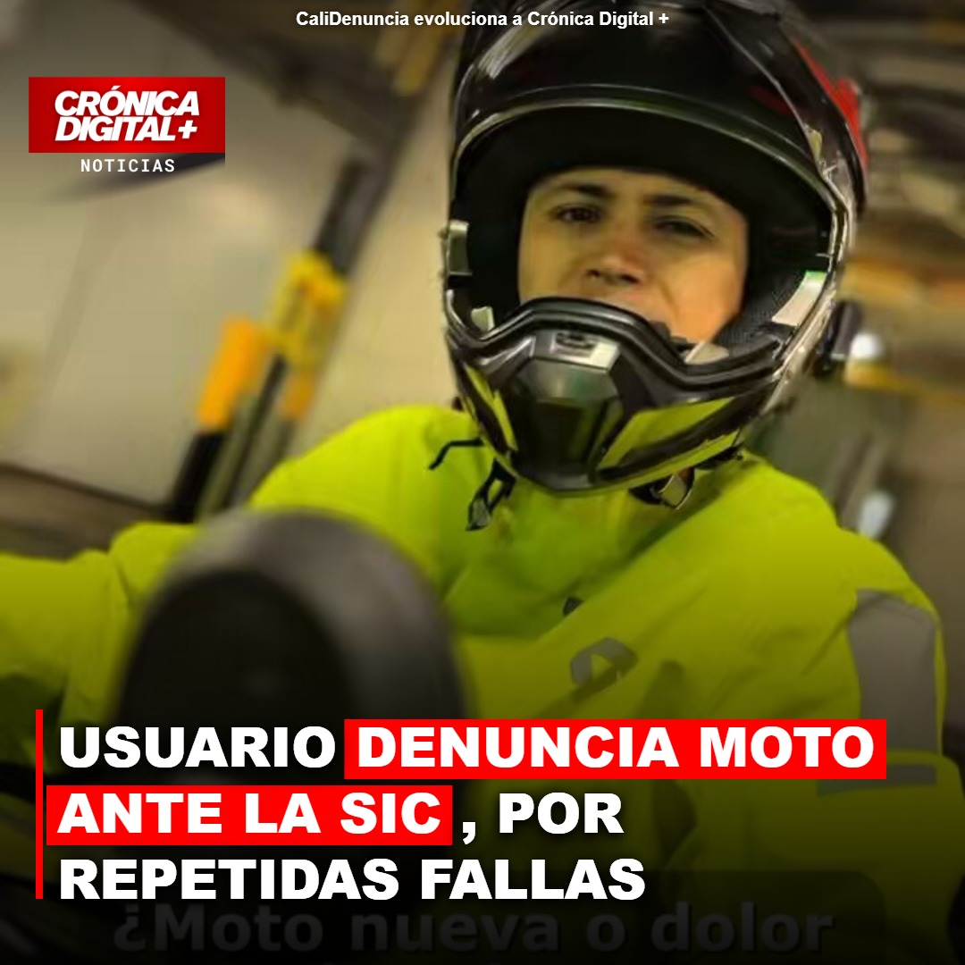 Usuario denuncia moto por fallas repetidas ante la SIC