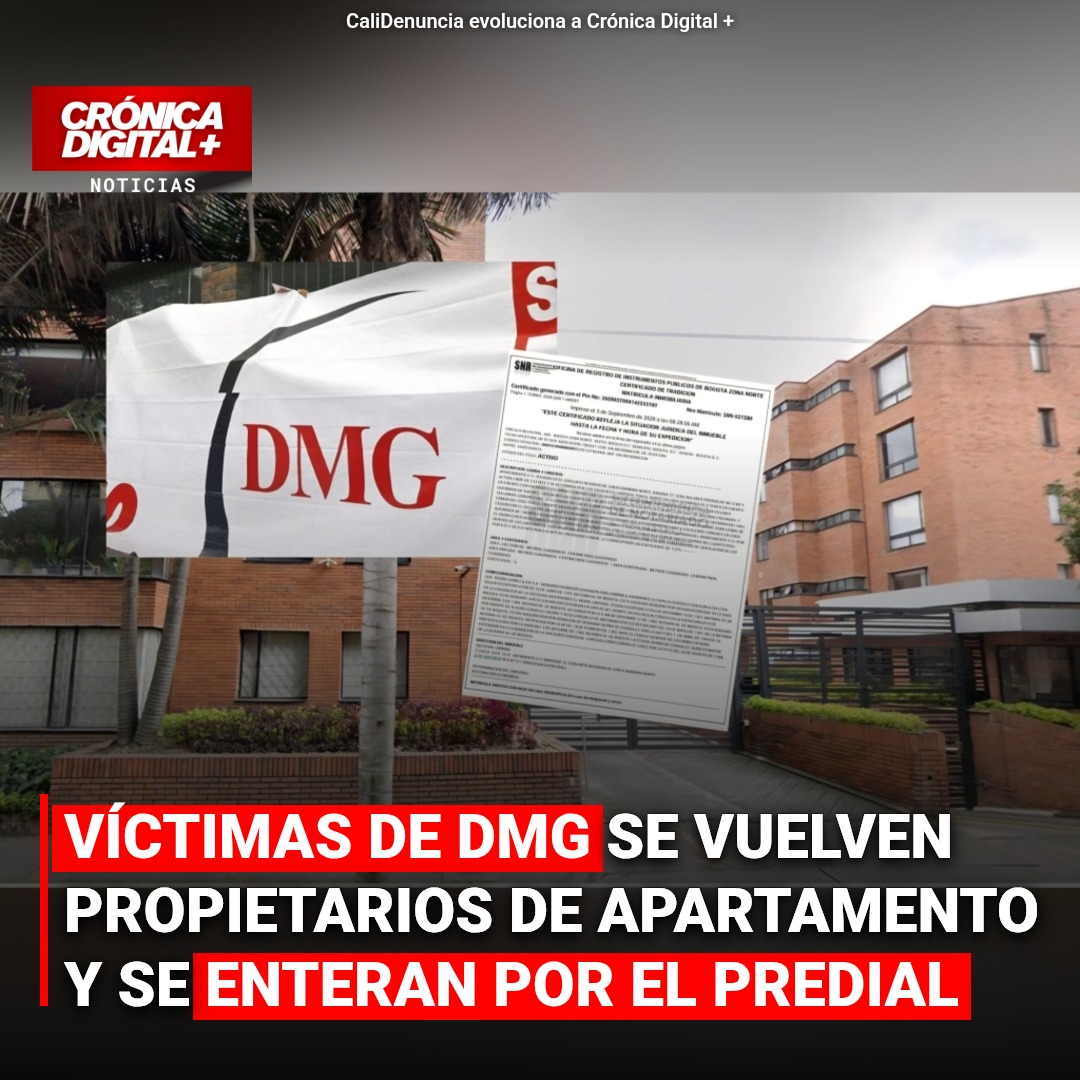 Víctimas de DMG, dueñas de apartamento por cobro predial