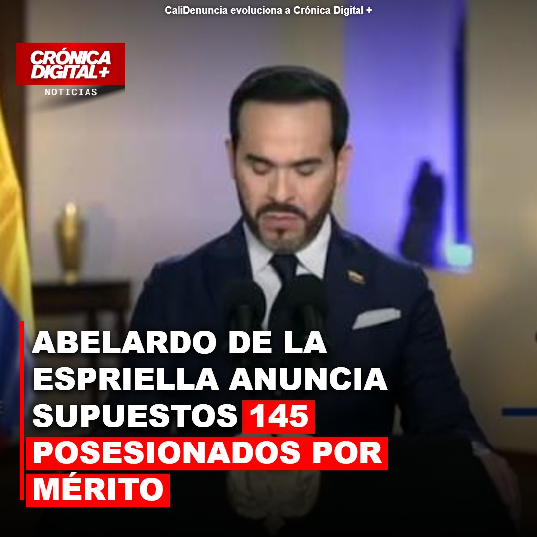 Abelardo de la Espriella anuncia supuestos 145 posesionados por mérito
