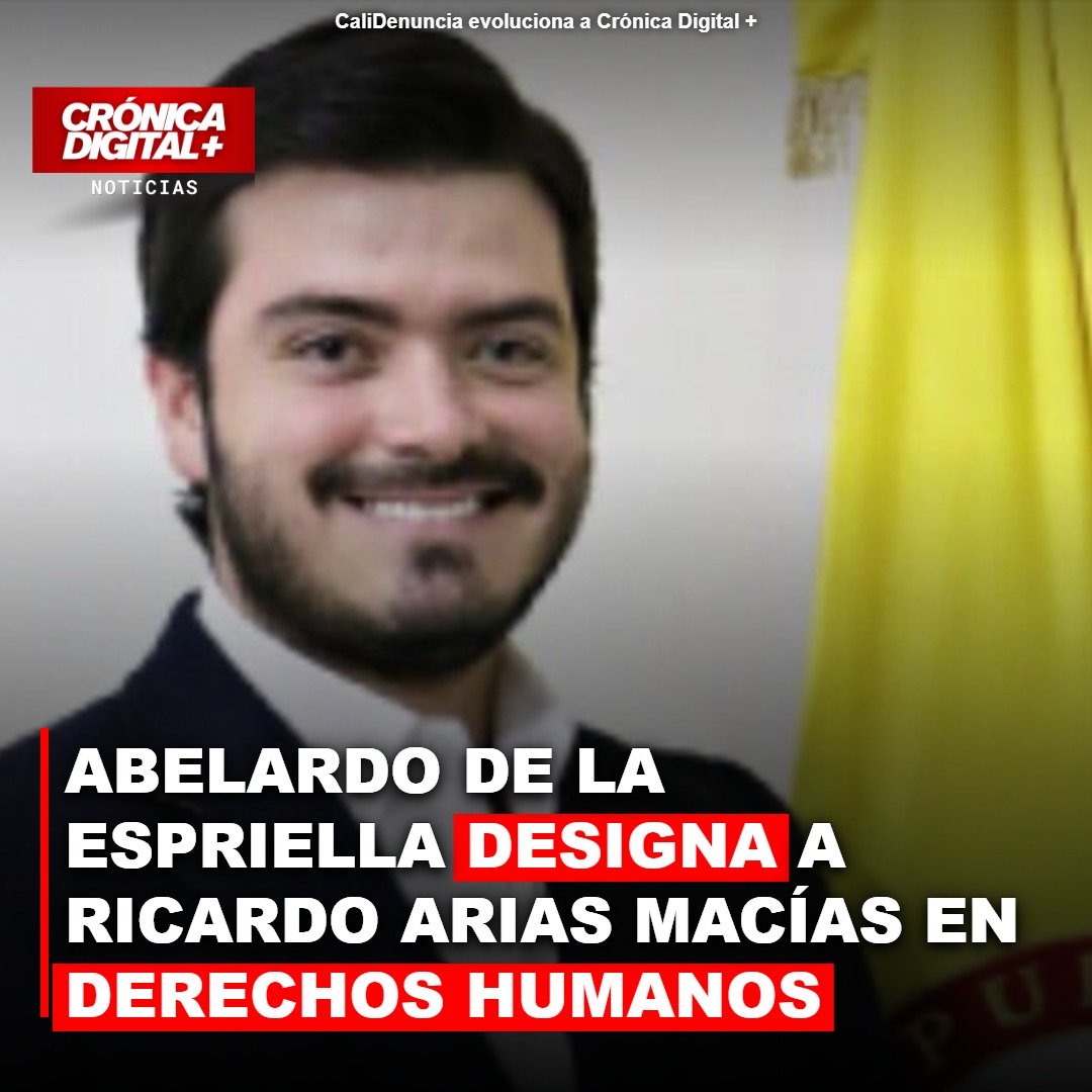 Abelardo de la Espriella designa a Ricardo Arias Macías en Derechos Humanos