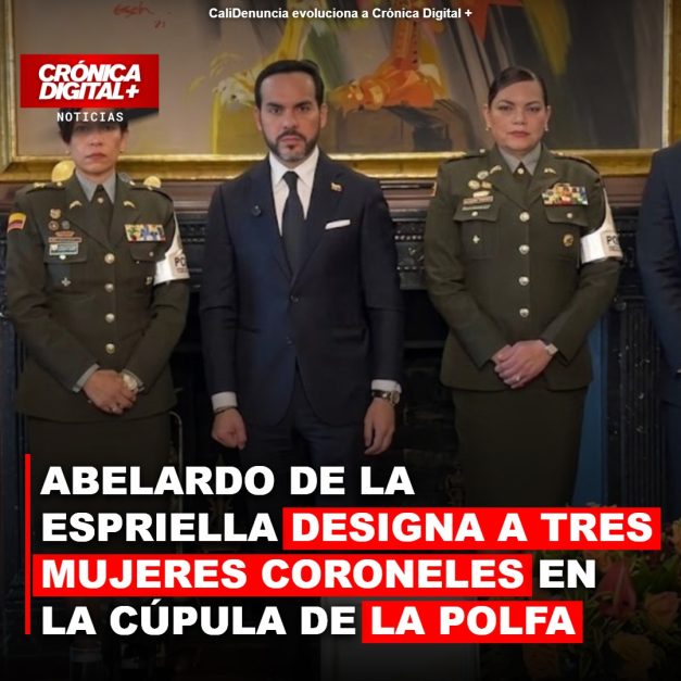 Abelardo de la Espriella designa a TRES MUJERES coroneles en la cúpula de la Polfa