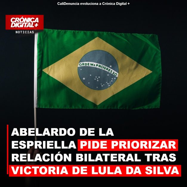 Abelardo de la Espriella pide priorizar relación bilateral tras victoria de Lula da Silva