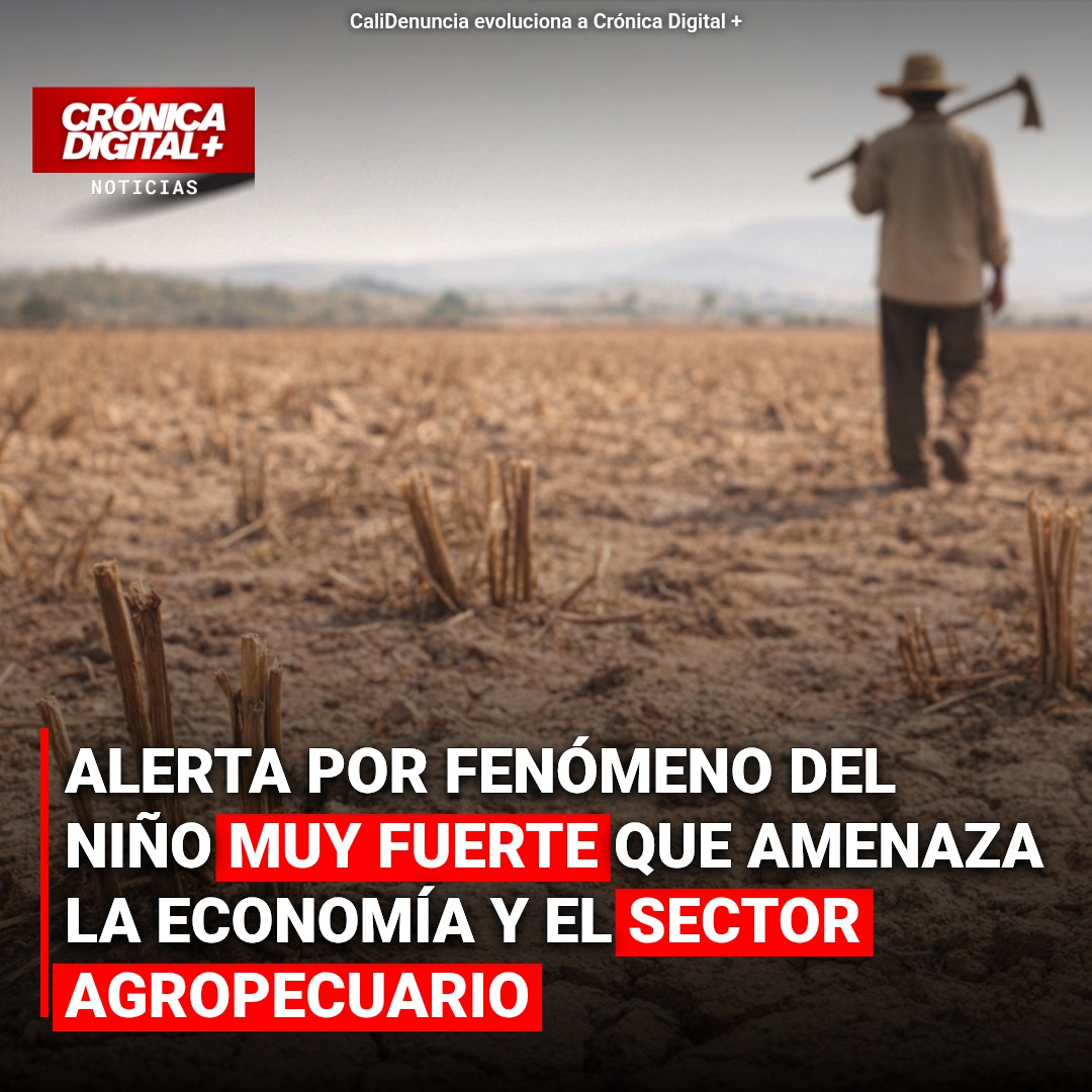 Alerta por Fenómeno de el Niño muy fuerte que amenaza la Economía y el sector agropecuario
