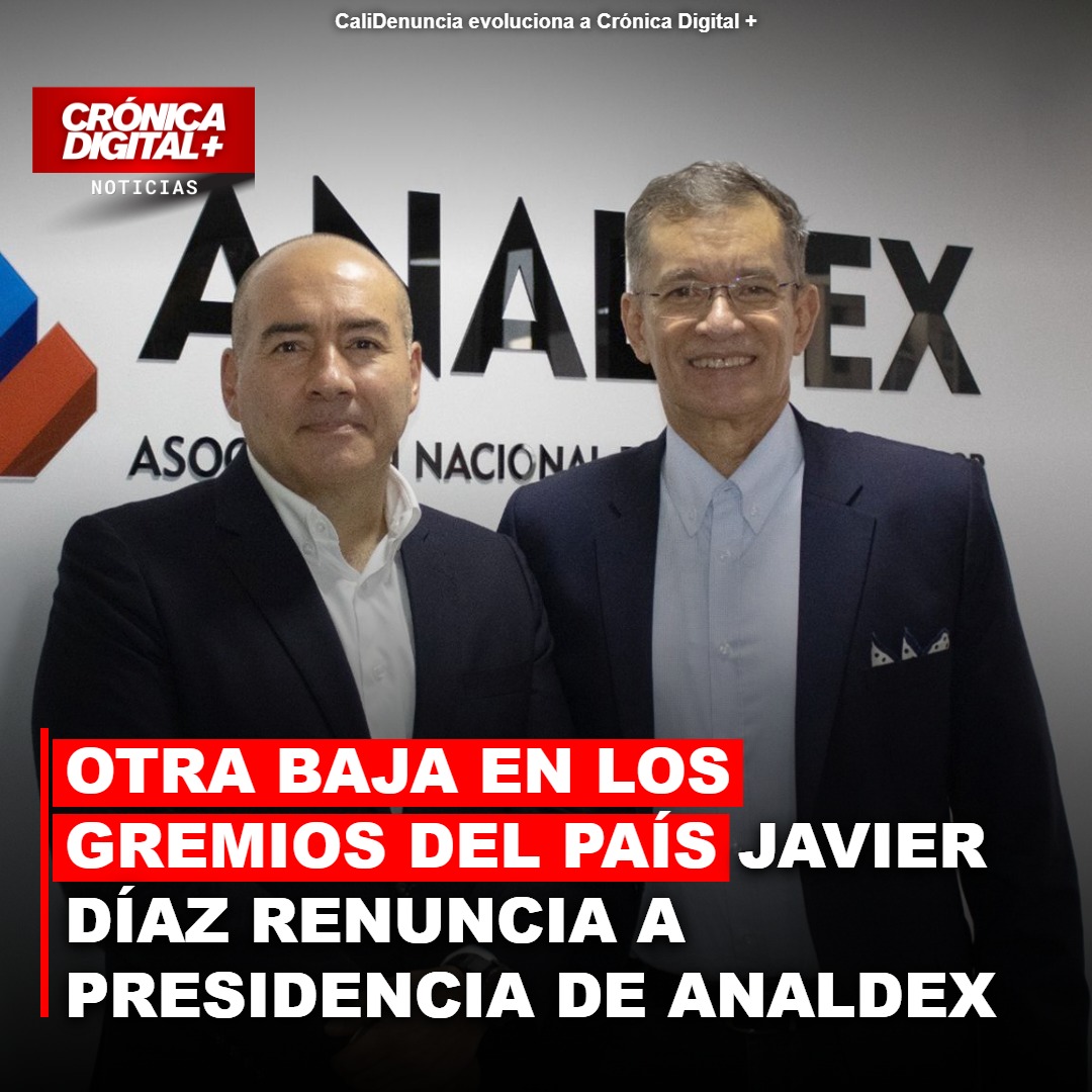 Analdex: Díaz Molina deja presidencia tras 29 años; Santiago Pardo es sucesor