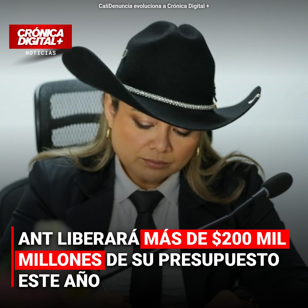 ANT libera $200 mil millones para el presupuesto nacional