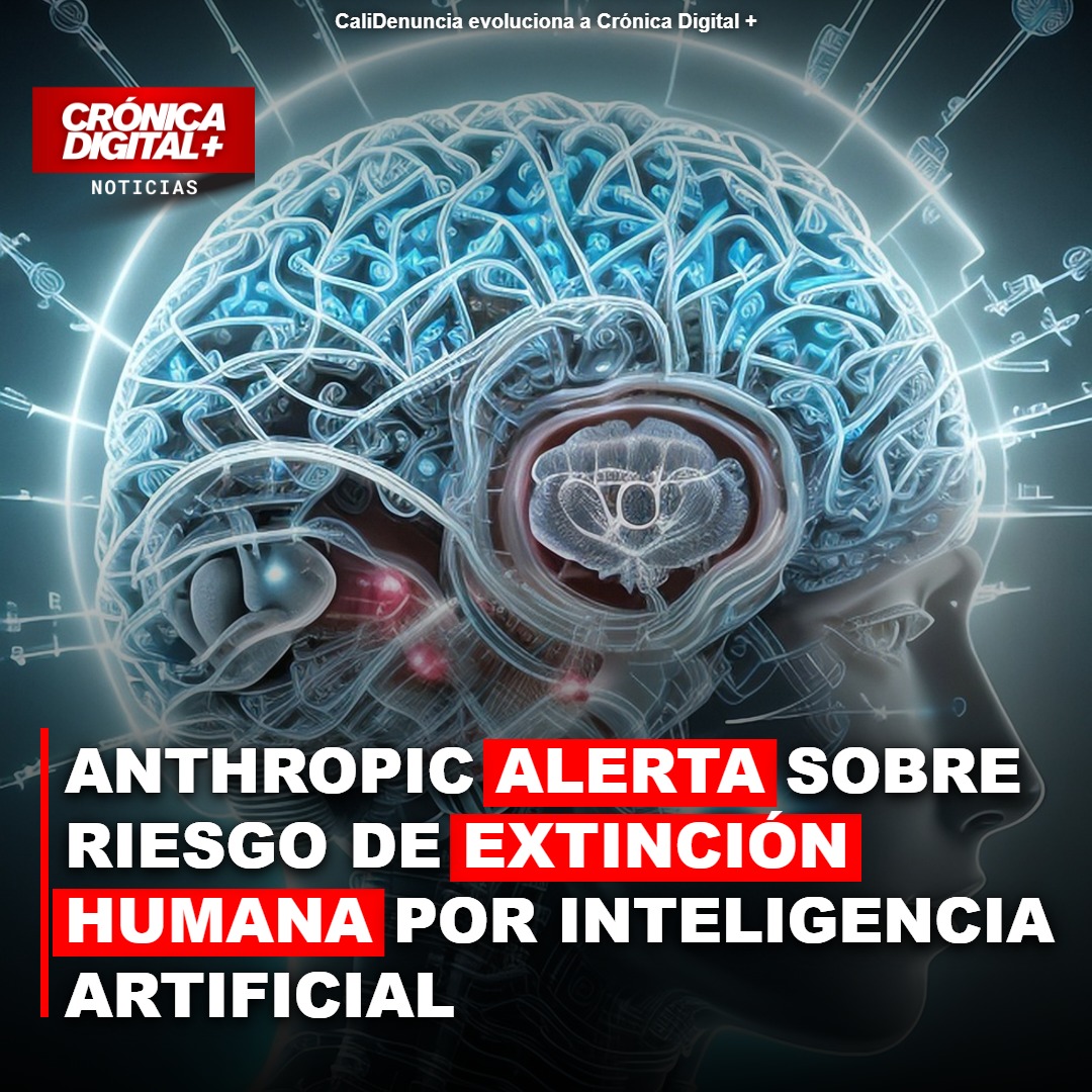 Anthropic alerta sobre riesgo de EXTINCIÓN HUMANA por inteligencia artificial