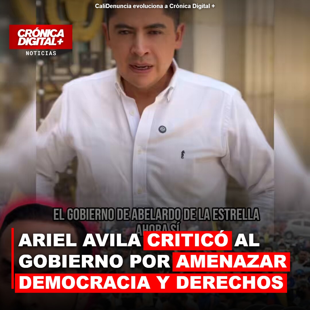 Ariel Avila criticó al Gobierno por amenazar democracia y derechos