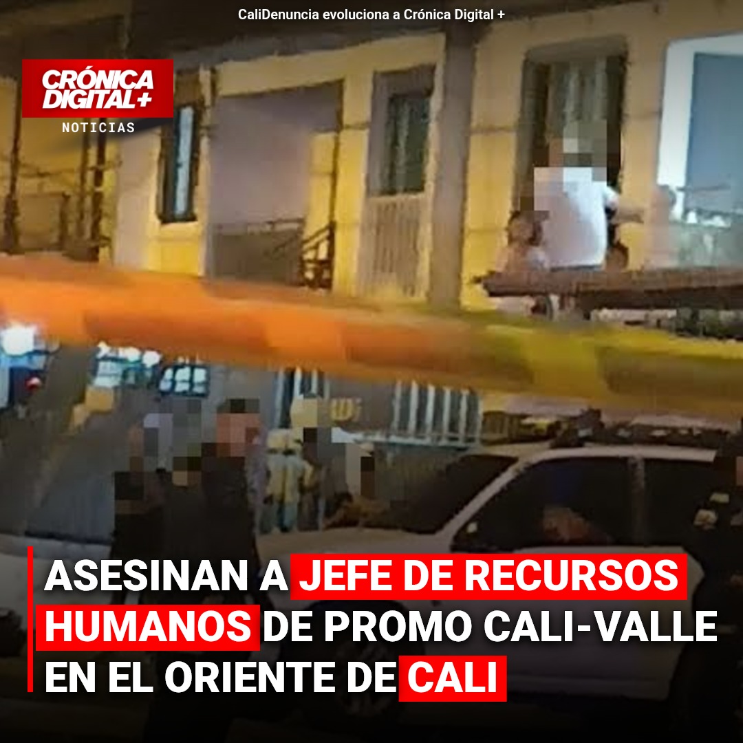 Asesinan a Eddier Vallejo Buitrago en el oriente de Cali